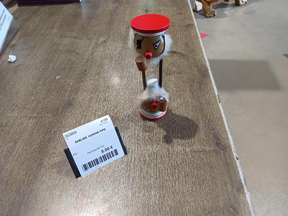 SABLIER  HOMME PIPE