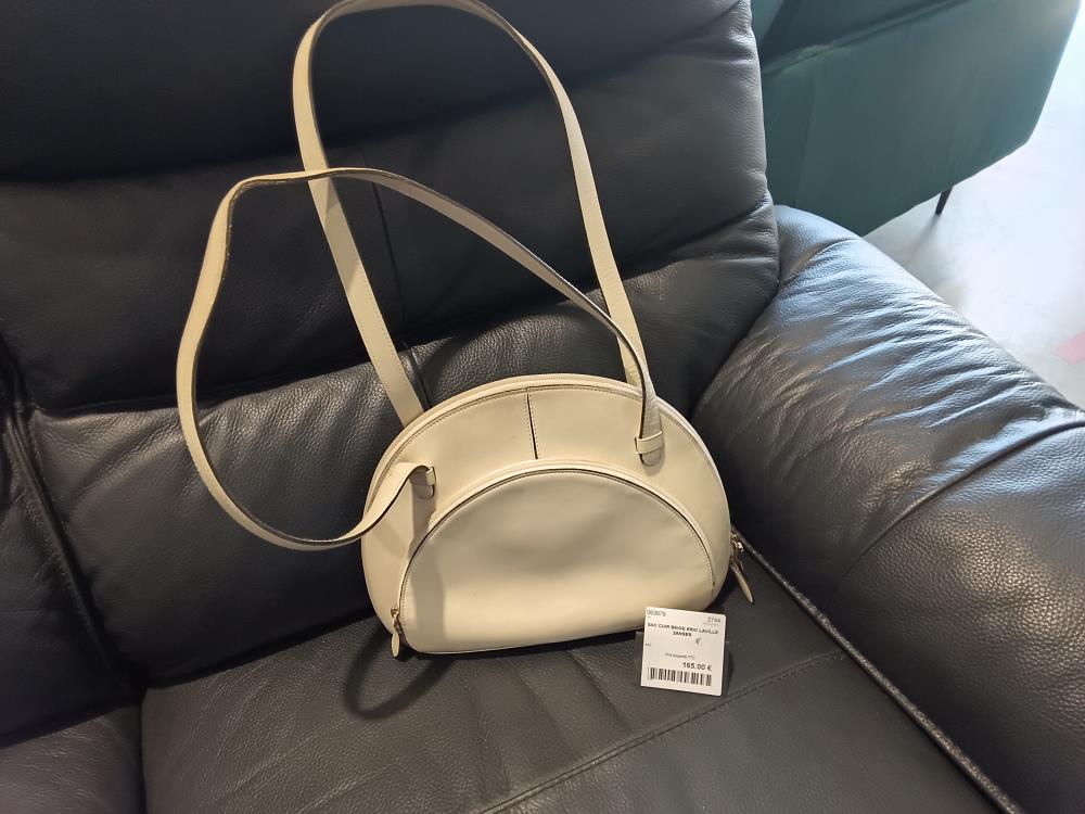 SAC CUIR BEIGE ERIC LAVILLE 2ANSES