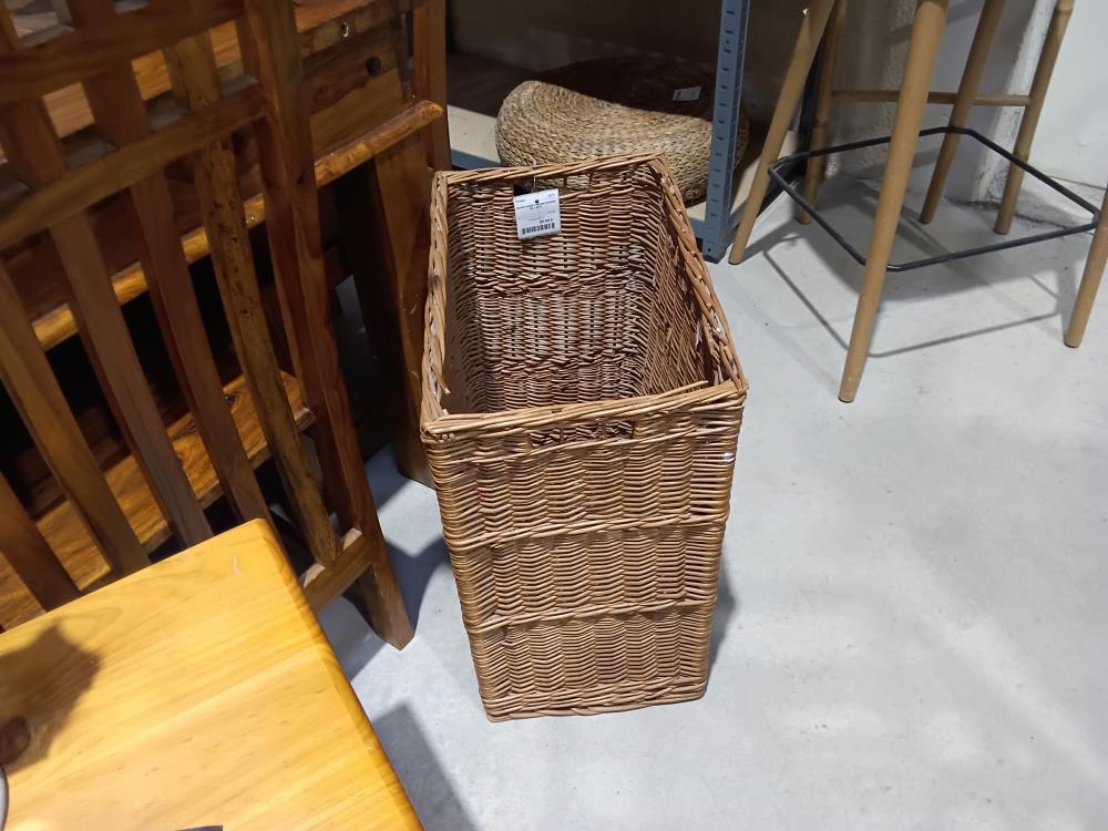 PANIER OSIER TRESSE 2ANSES EN L'ETAT