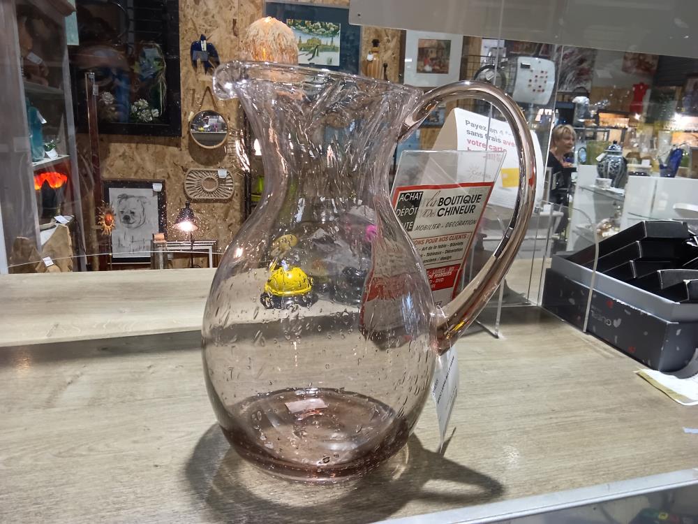 BROC VERRE BULLE 1ANSE