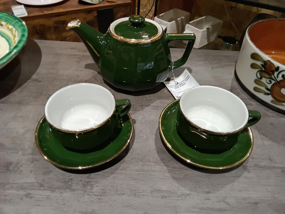 SERVICE A CAFE ALPICO ANNEE 50 AVEC CAFETIERE+2 TASSES +SOUS TASSES