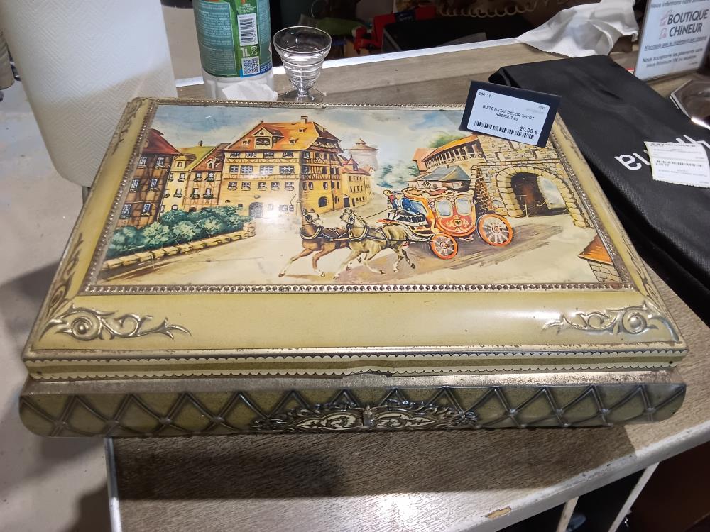 BOITE METAL DECOR TACOT RASPAUT 60