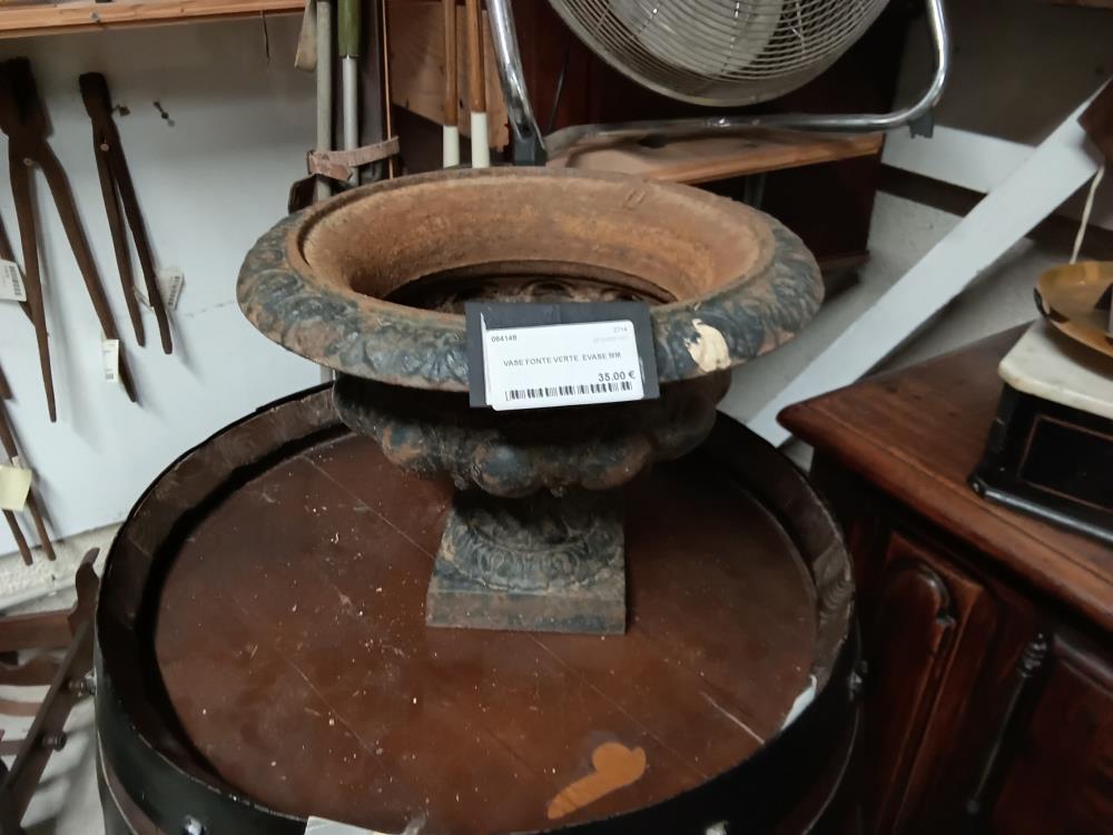 VASE FONTE VERTE  EVASE MM