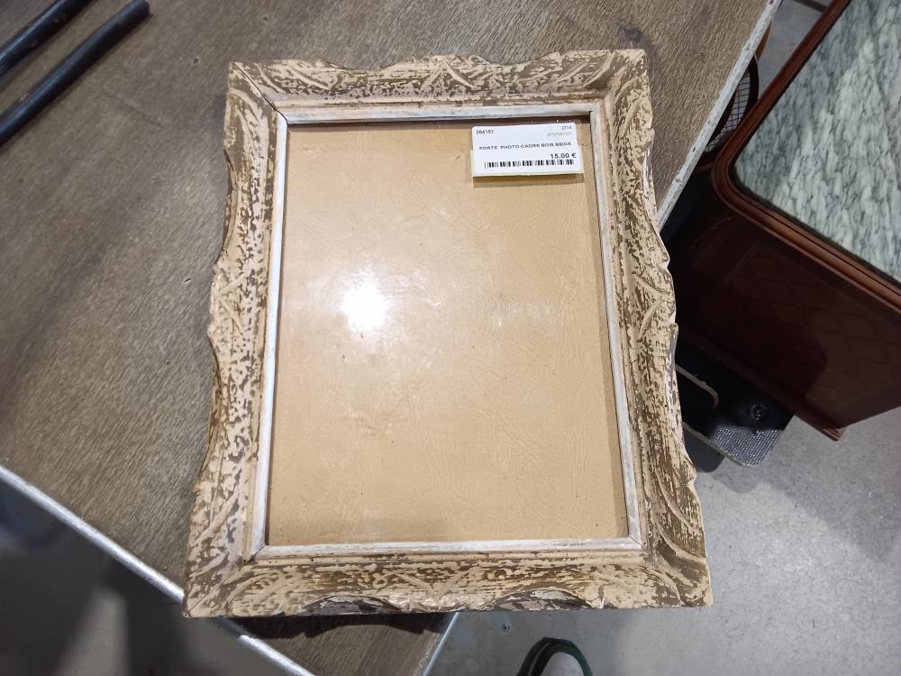PORTE  PHOTO CADRE BOIS BEIGE