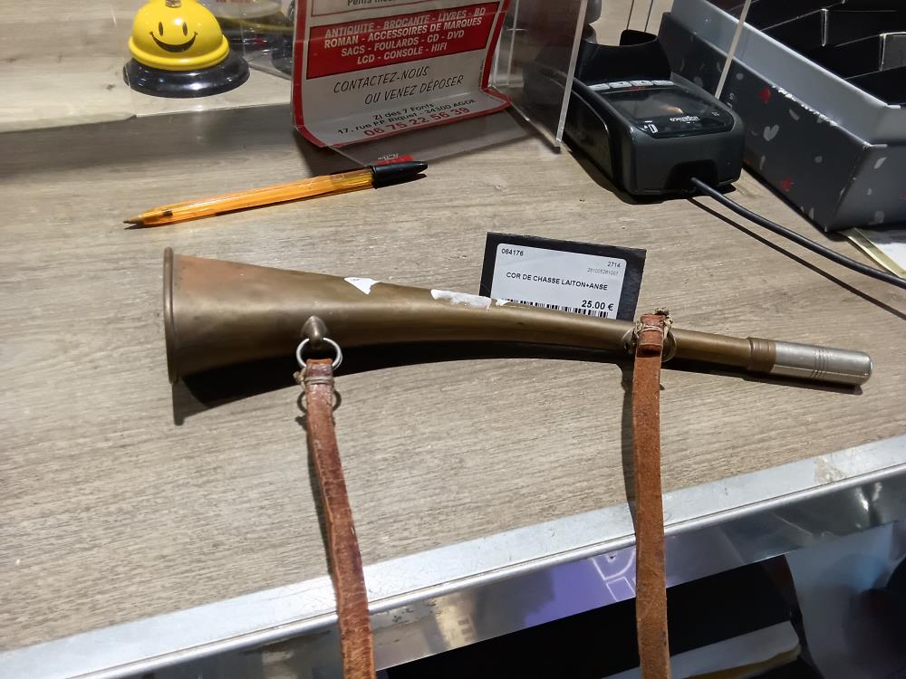 COR DE CHASSE LAITON+ANSE