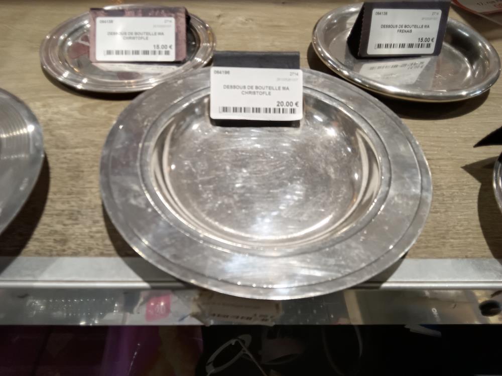 DESSOUS DE BOUTEILLE MA CHRISTOFLE