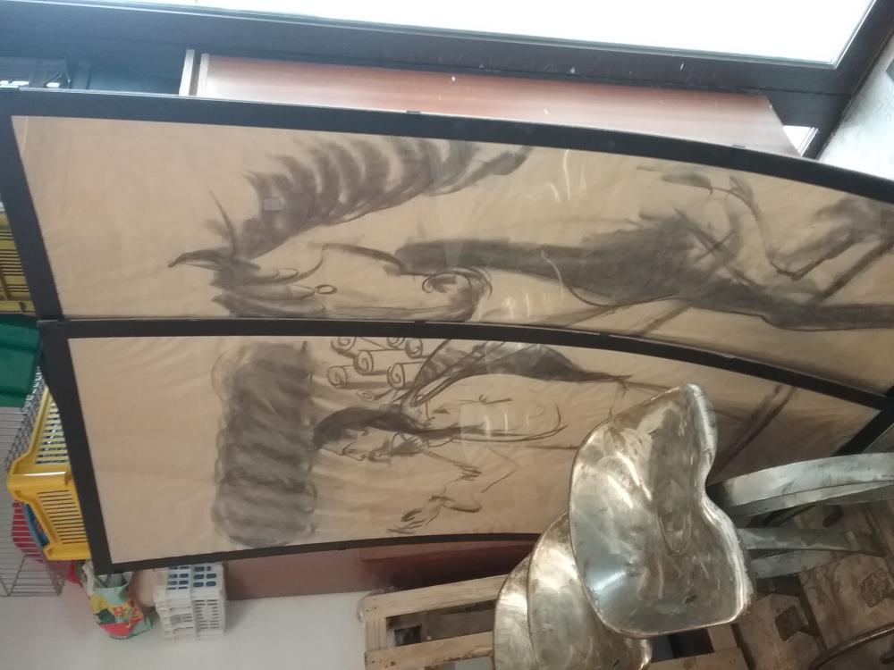GRAND TABLEAU FUSAIN