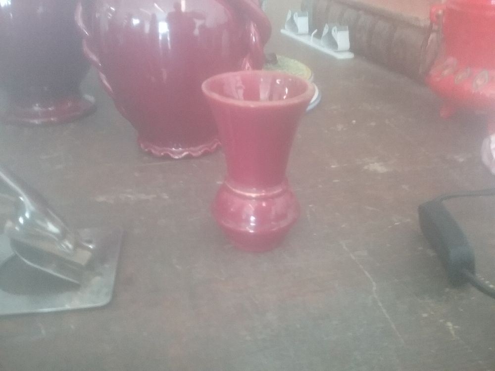 VASE ROUGE PM