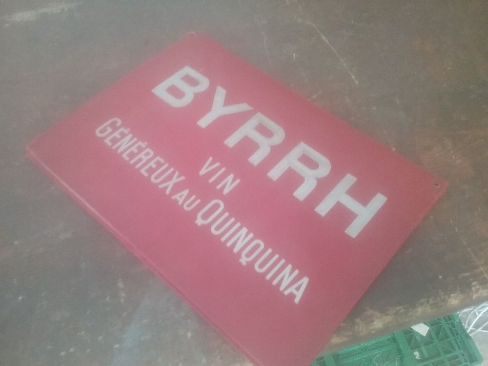 CARTE DE VIN BYRRH