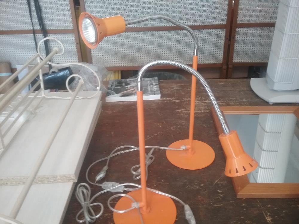 LAMPE BUREAU ORANGE