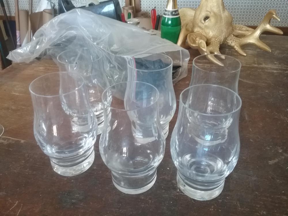 6 VERRES CRISTAL