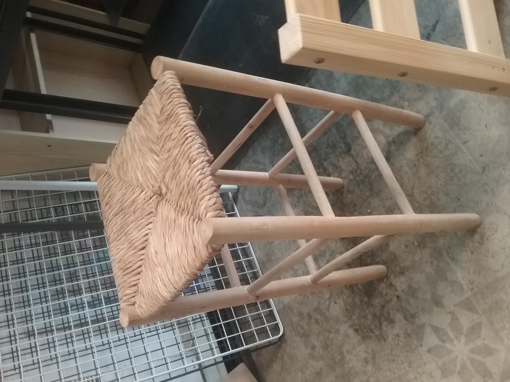 TABOURET HAUT PAILLE
