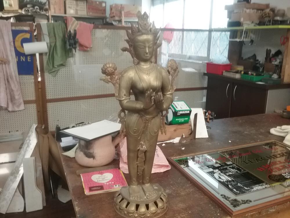 STATUE BRONZE ASIE GM