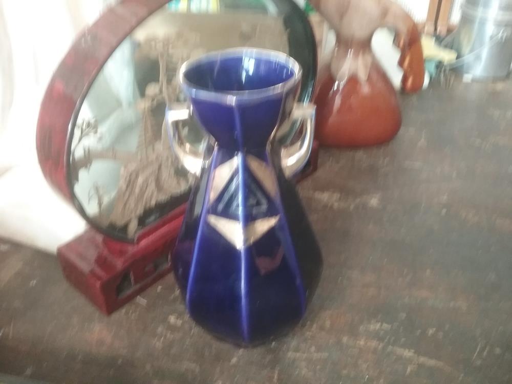 VASE BLEU ANCIEN