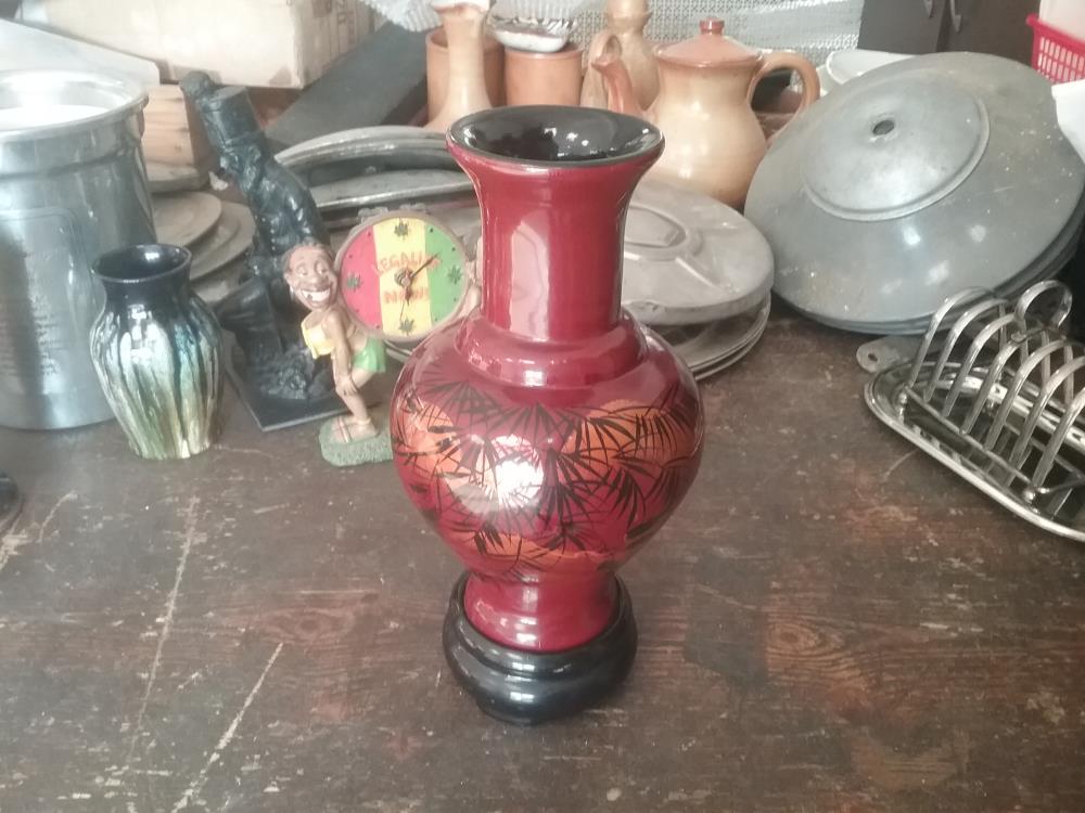 VASE LAQUÉ CHINE