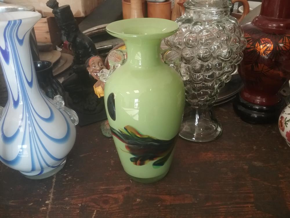 VASE VERRE VERT