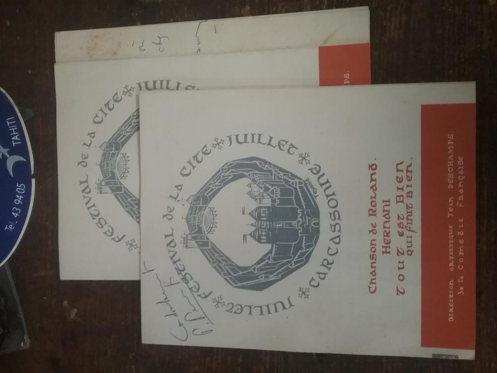 2 PROGRAMMES FESTIVAL 1957