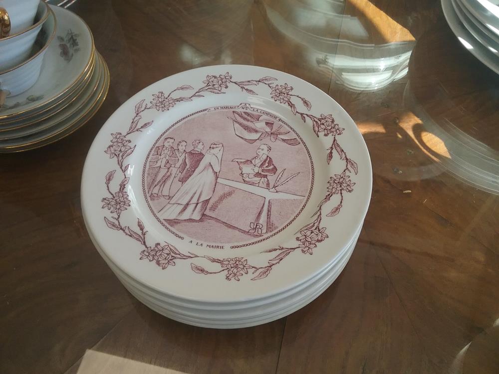 7 ASSIETTES MARIAGE
