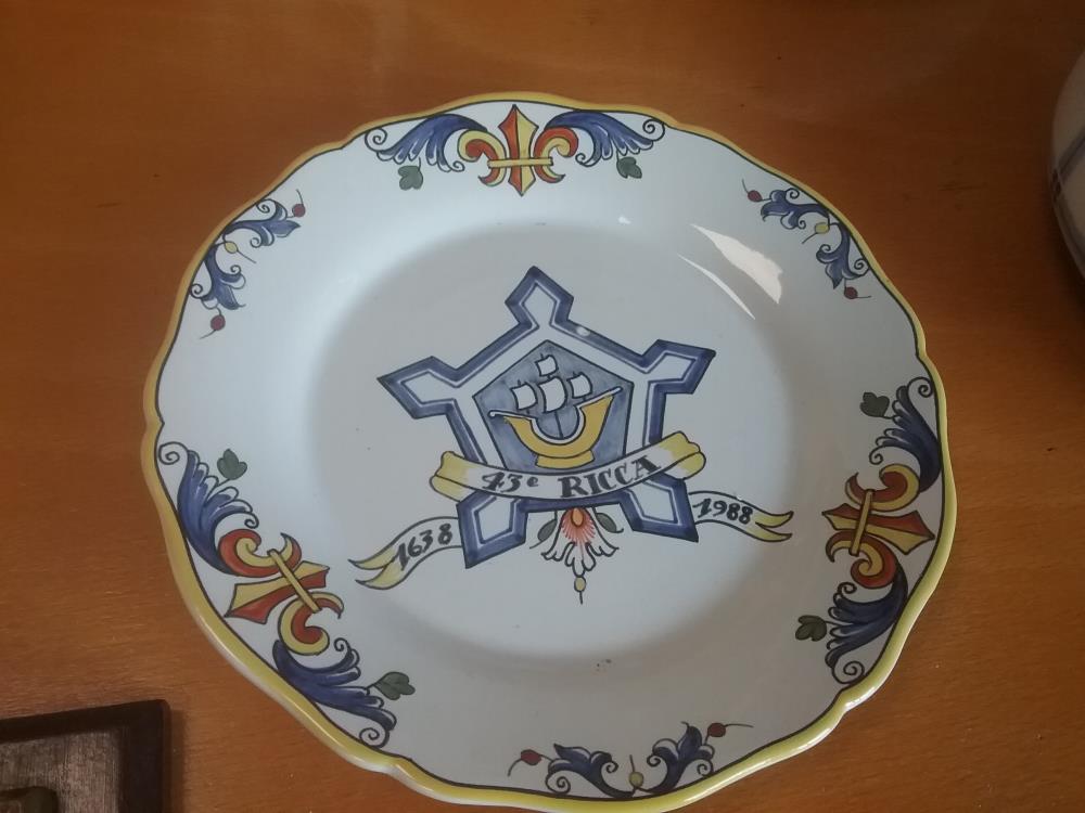 ASSIETTE MILITAIRE 