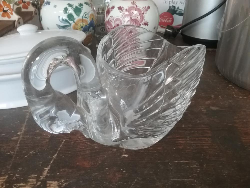 COUPE EN VERRE CYGNE
