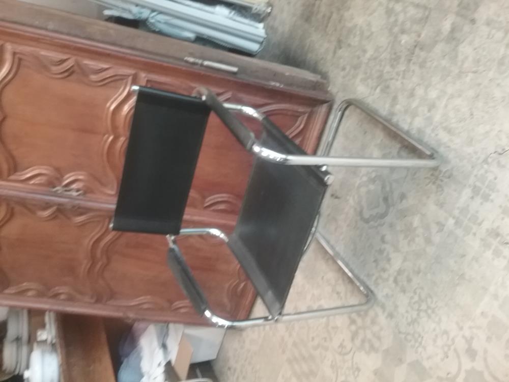 FAUTEUIL BUREAU CUIR NOIR