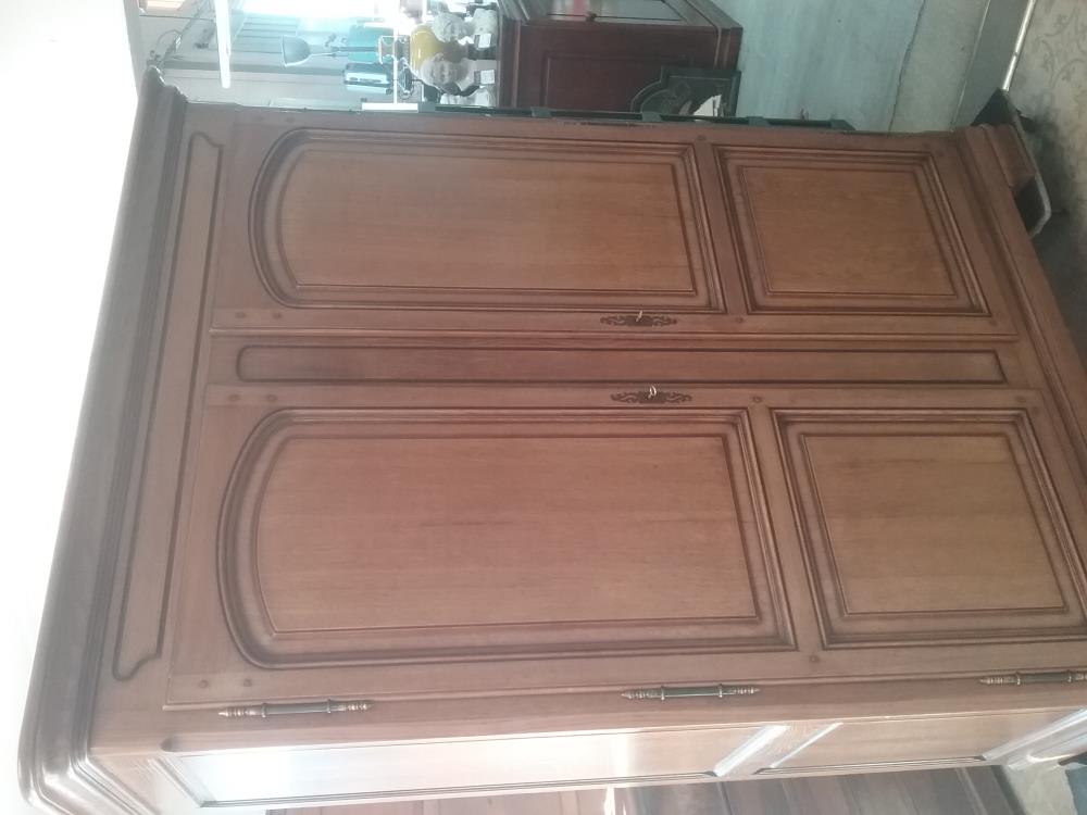 ARMOIRE CHENE MASSIF 2P 