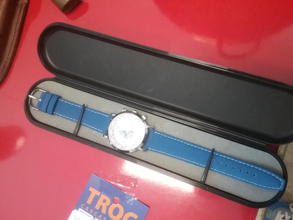 MONTRE BLEUE 
