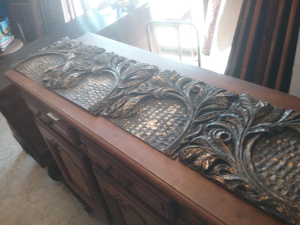PAIRE DE DECO FIBRE ANCIENNE