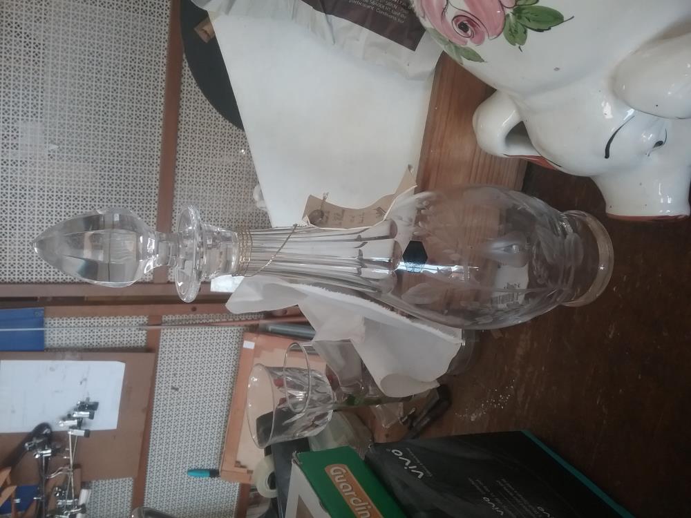 CARAFE CRISTAL ST LOUIS