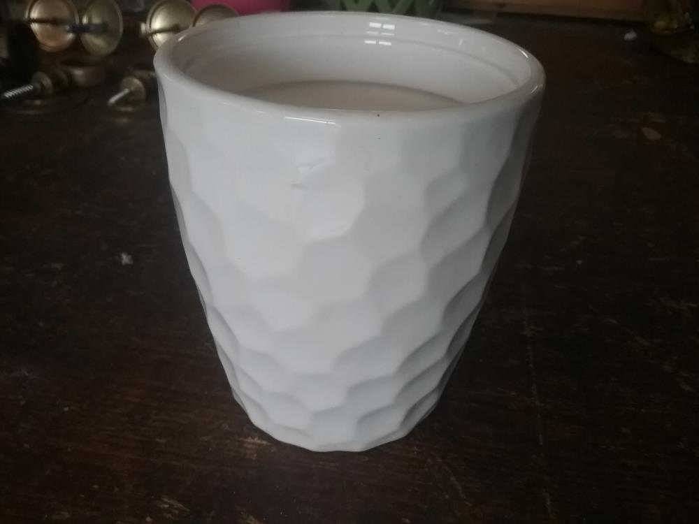 CACHE POT BLANC
