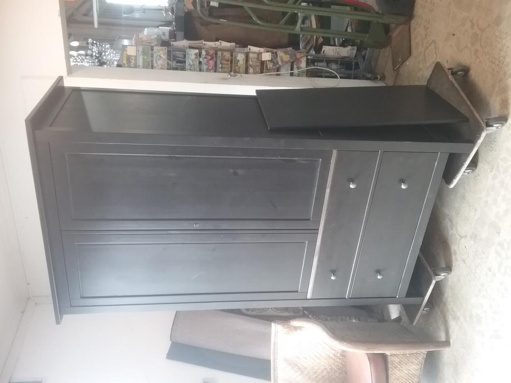 ARMOIRE NOIRE 2P 2T