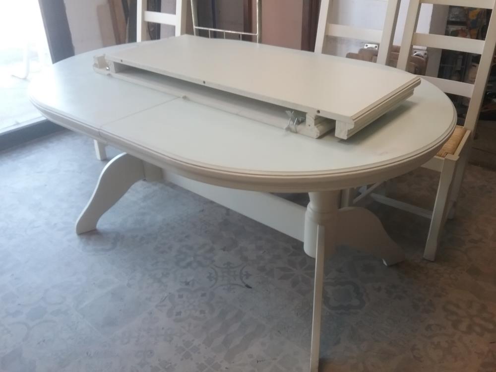 TABLE OVALE CREME  2 ALL