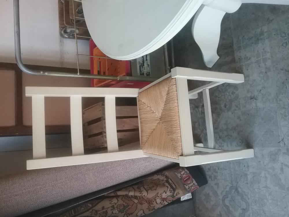 CHAISE PAILLEE CREME