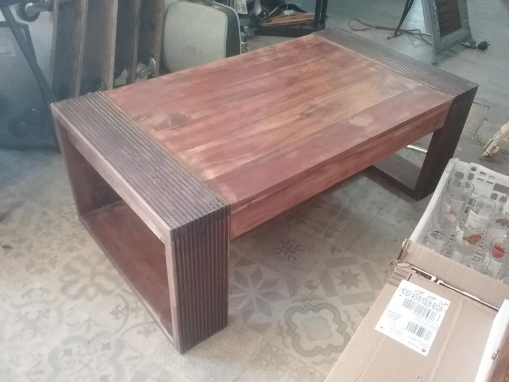 TABLE BASSE BOIS EXOTIQUE