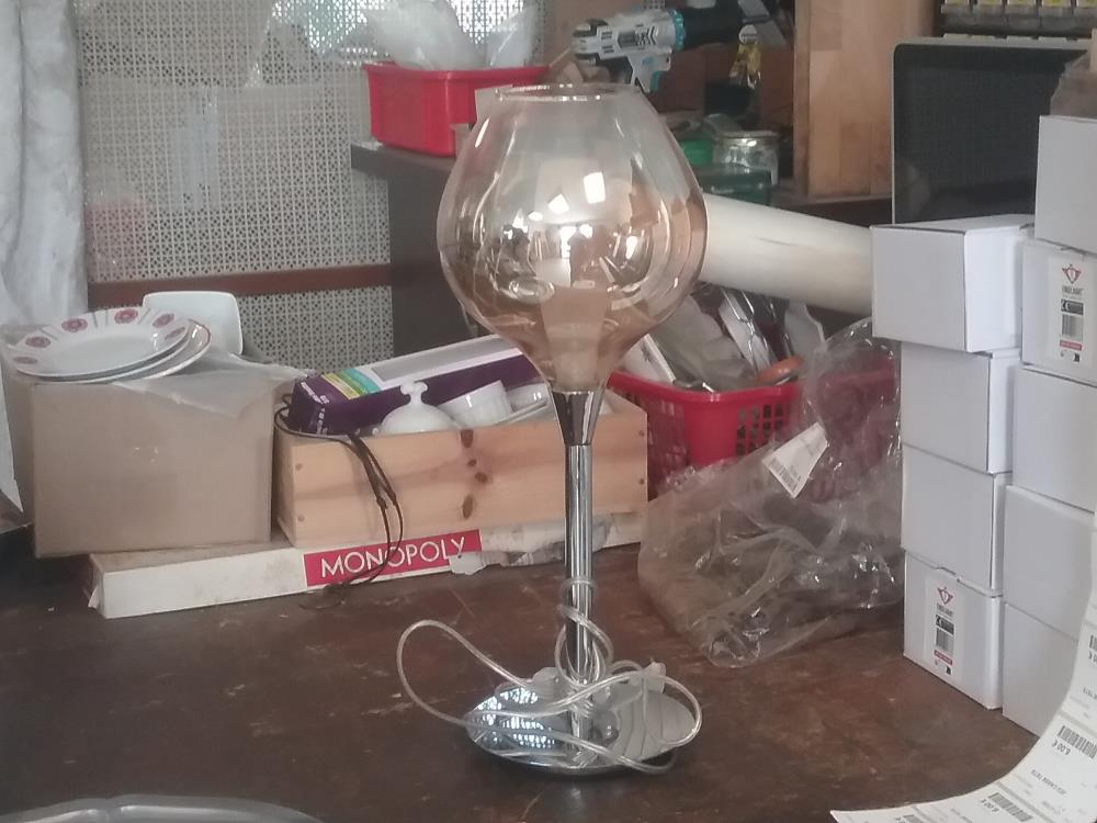 LAMPE DESIGN CHROME