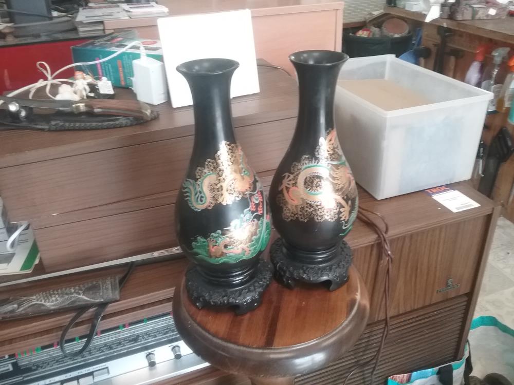 PAIRE DE VASES JAPON