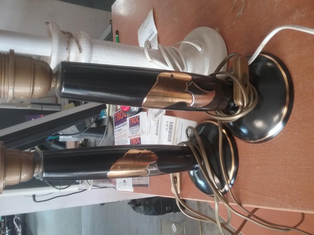 PAIRE DE LAMPES L DRUMMER