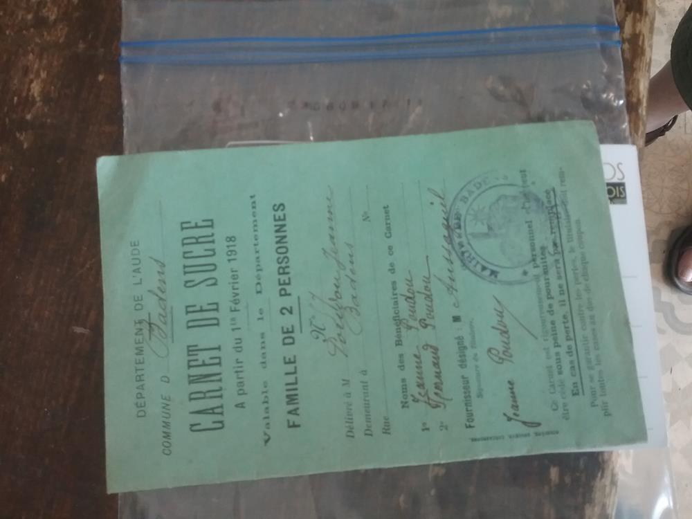 CARNET DE SUCRE