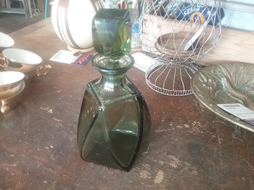 FLACON CRISTAL VERT