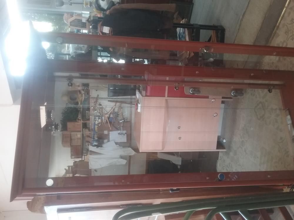 VITRINE BOIS 2P