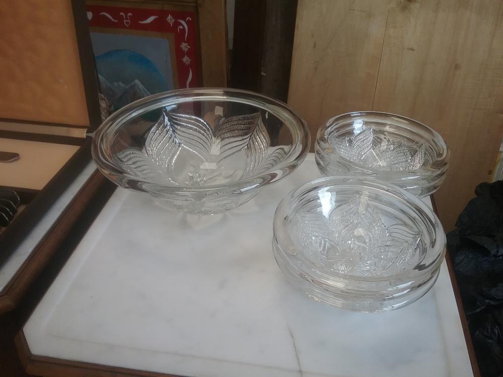 SERVICE DESSERT VERRE