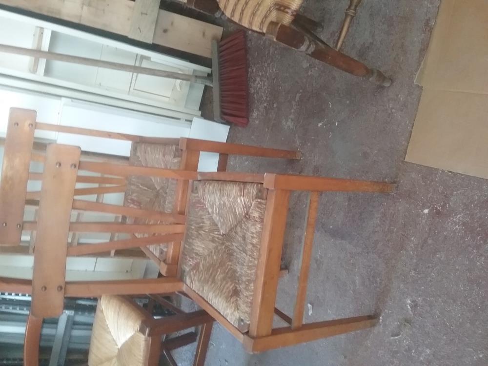 2 CHAISES BAR ANCIENNES