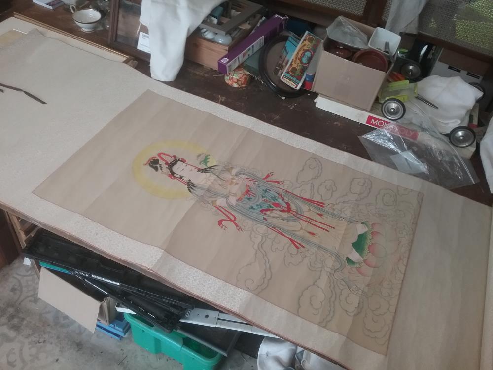 ROULEAU ESTAMPE BOUDDHA 