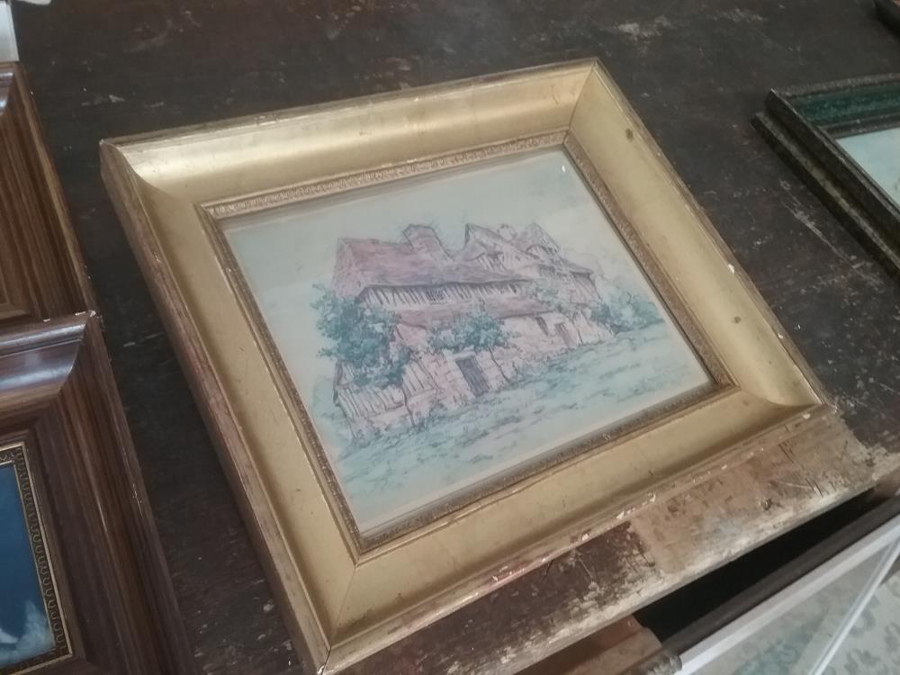 DESSIN FERME MANOIR