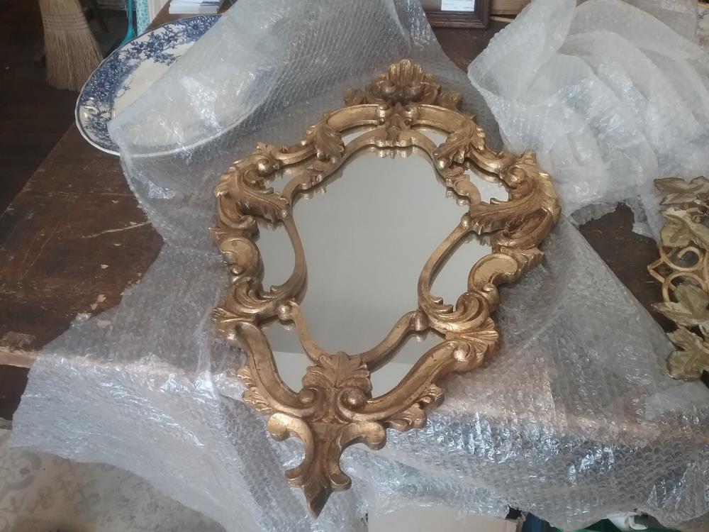 MIROIR DORE