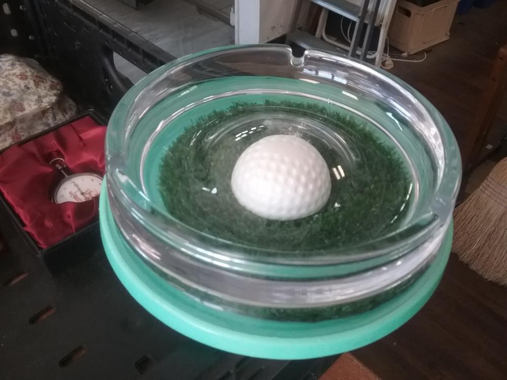 CENDRIER GOLF