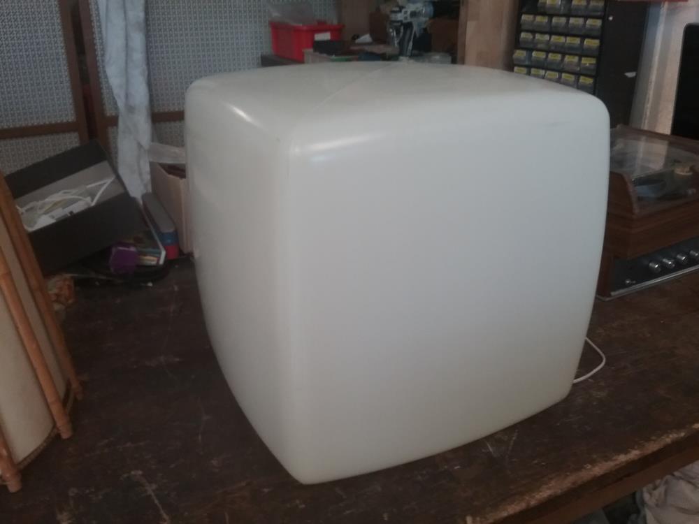 LAMPE CUBE BLANC