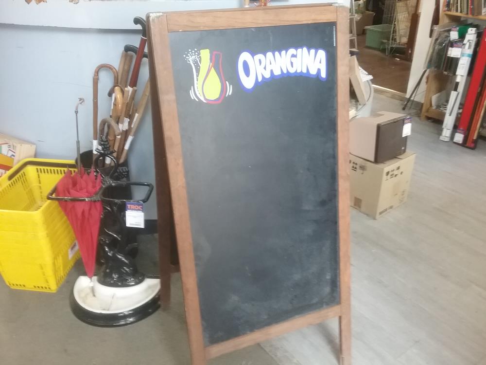 PANNEAU NOIR BAR ORANGINA