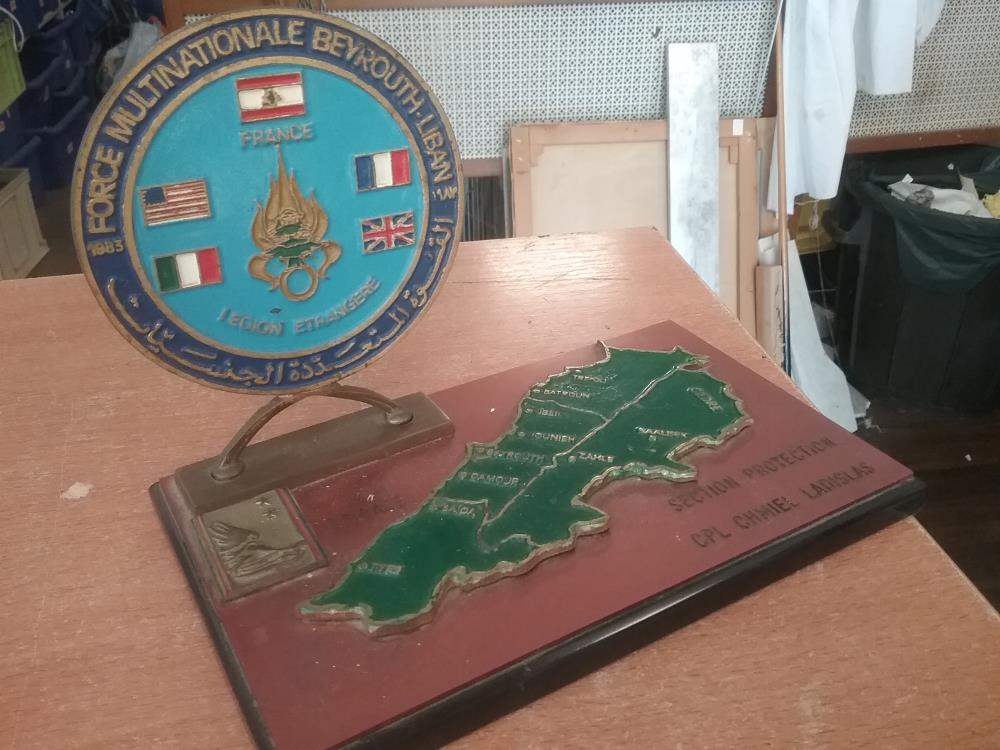PLAQUE LEGION BEYROUTH