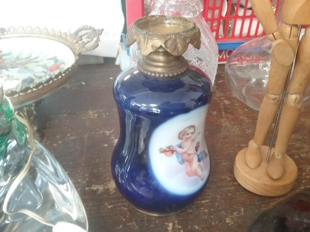PIED DE LAMPE BLEU